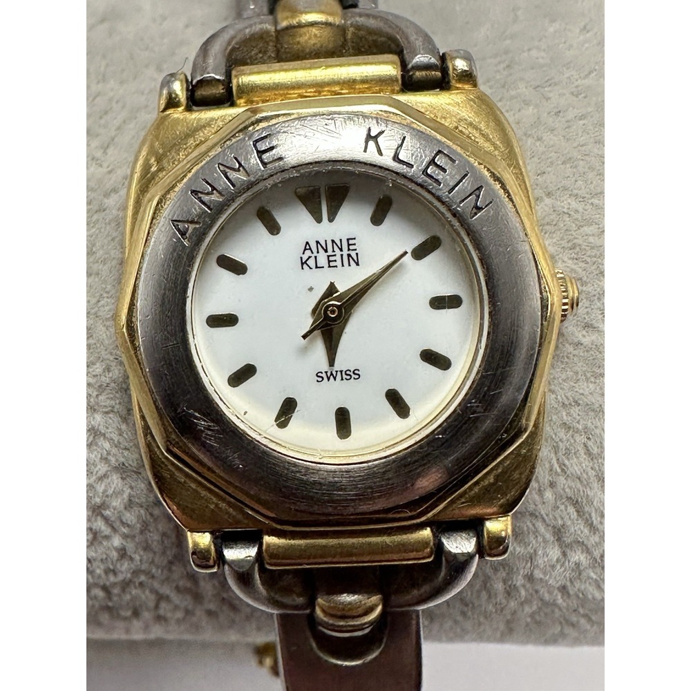 Anne Klein 12/6195 New Battery Ladies Watch 22MM 7" Rare‎ L50